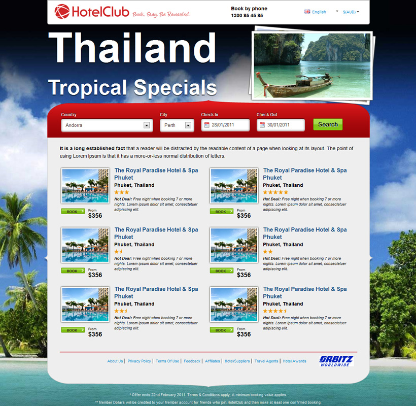 HotelClub flash sale
